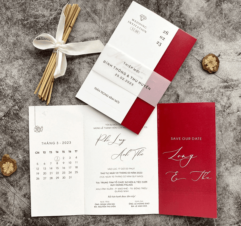 Chọn đơn vị in thiệp cưới uy tín để đảm bảo chất lượng