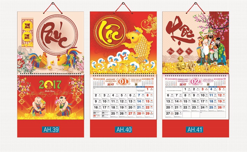 Tặng lịch treo tường là món quà ý nghĩa cuối năm