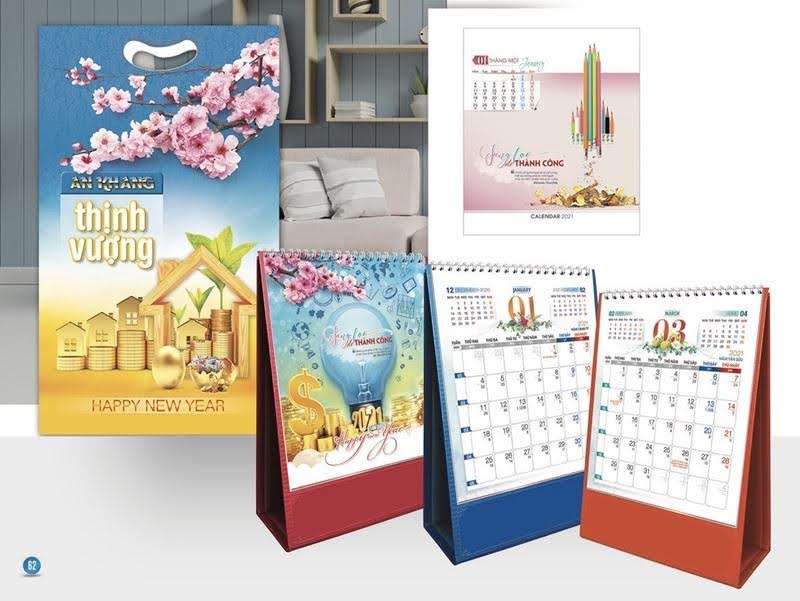 Công ty in lịch tết uy tín Hồ Chí Minh