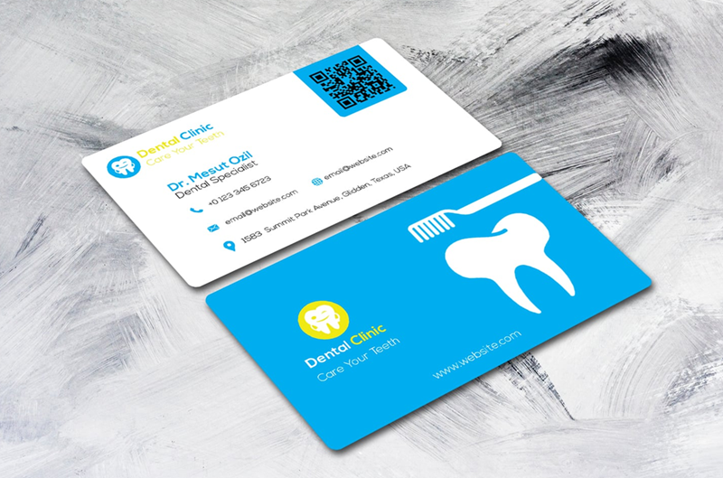 In danh thiếp Quận 7 với kích thước phổ biến là 55 x 90mm