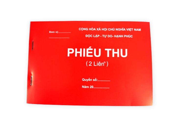 In Phiếu Thu 2 Liên Uy Tín - Xưởng In Nhanh Nhanh, Giá Tốt Nhất