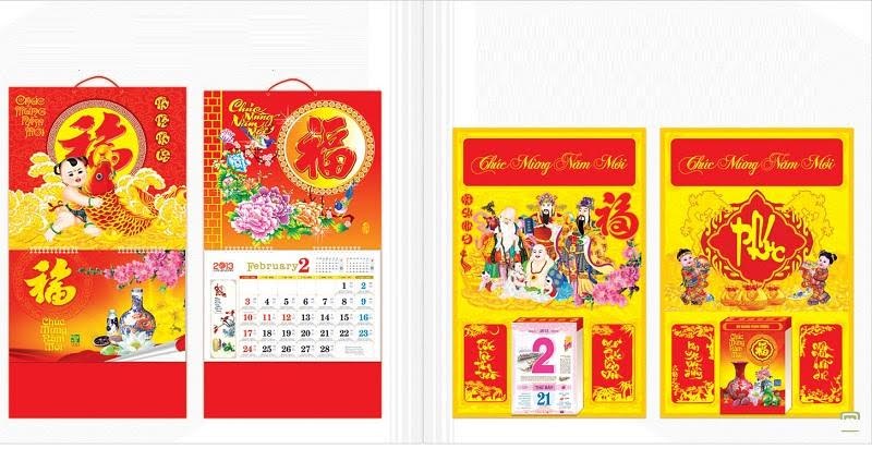 In lịch tết 2025 giá tốt