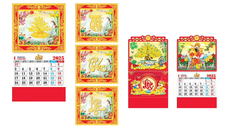 xưởng in lịch tết giá rẻ