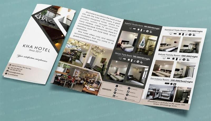 Dịch vụ in brochure gấp giá rẻ.