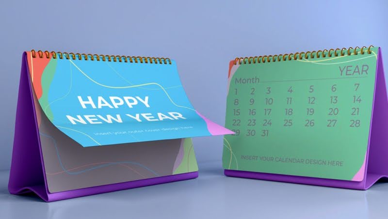 Lịch để bàn tặng đối tác, khách hàng cá nhân.