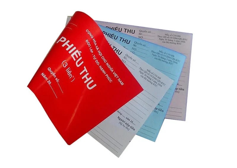 In Nhanh Nhanh cung cấp dịch vụ in phiếu thu nhanh chóng, đúng chuẩn