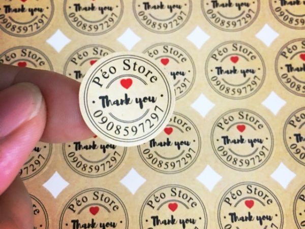 Sticker tròn đem lại nhiều lợi ích hiệu quả cho các thương hiệu và cá nhân