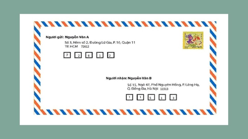 Đảm bảo điền đúng mã bưu chính để đảm bảo tiến độ giao hàng