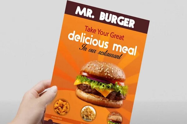 Mẫu tờ rơi khai trương thu hút 