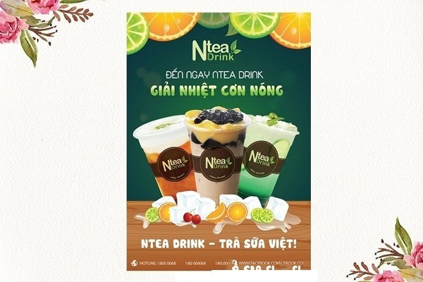 Tờ rơi trà sữa mẫu 05