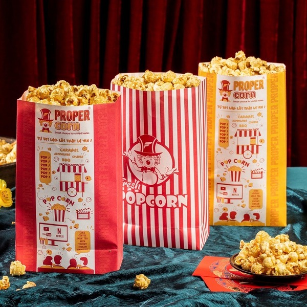 Lợi ích của túi giấy đựng bắp rang bơ