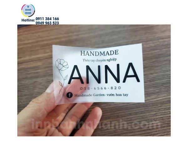 In Nhanh Nhanh chuyên thiết kế đa dạng mẫu in tem dán chai nhựa đẹp, sắc nét