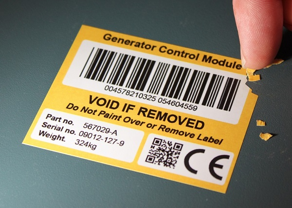 In tem nhãn trên nhựa Vinyl dễ vỡ