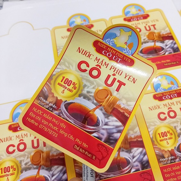 In tem nhãn nước mắm giúp nâng cao nhận diện thương hiệu