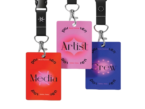 Mẫu thẻ đeo màu bắt mắt