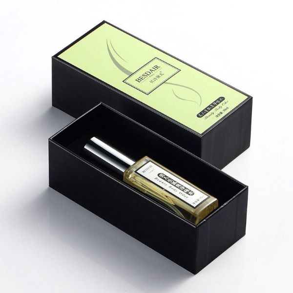 Mẫu thiết kế hộp đựng tinh dầu với thiết kế vuông vức sang trọng