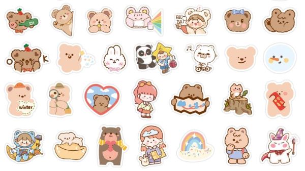 Mẫu 8 sticker cute