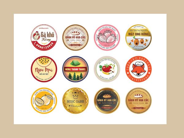 In sticker tròn trở thành lựa chọn hàng đầu cho doanh nghiệp