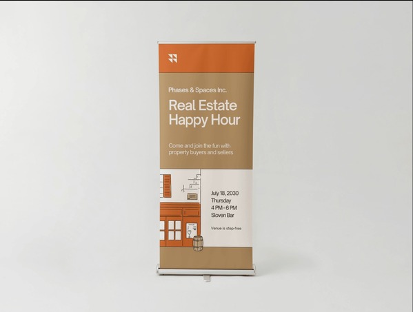 In standee bằng chất liệu canvas giúp nâng tầm thương hiệu