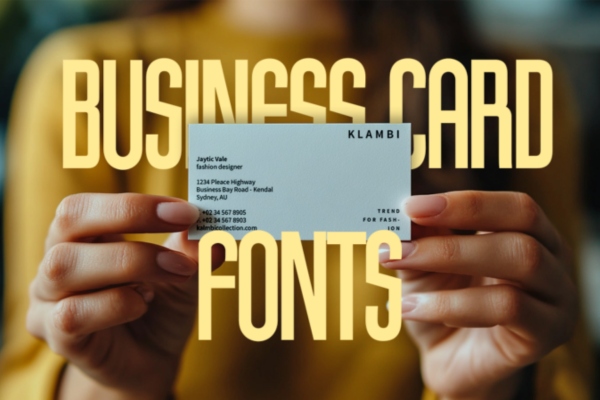 Top font chữ đẹp thiết kế name card chuyên nghiệp