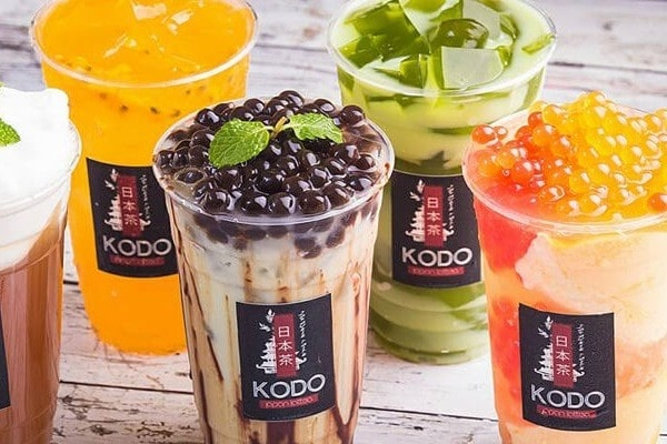 Mẫu logo dán trà sữa 03