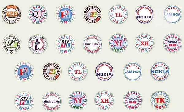 Mẫu tem bảo hành điện thoại bắt mắt