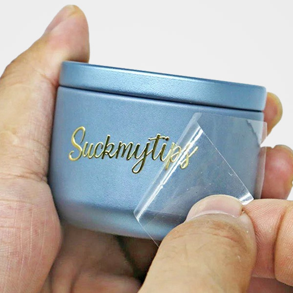 Tem decal 3D sử dụng trên đồ dùng