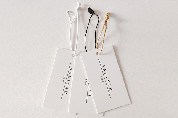 Tag quần áo chất liệu giấy Ivory