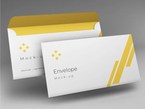 Sản phẩm phong bì hoàn thiện sau khi in bằng công nghệ in phun hiện đại