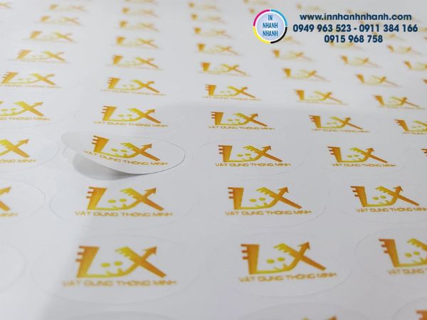 In Nhanh Nhanh đơn vị in sticker dán TPHCM với nhiều năm kinh nghiêm