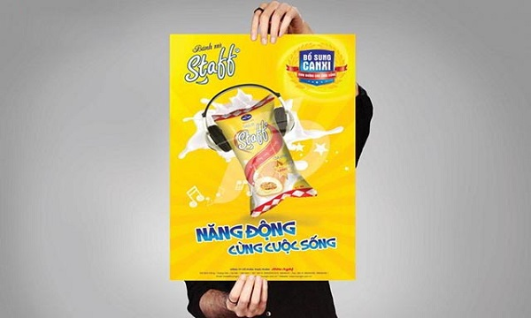 Mẫu poster dán kính