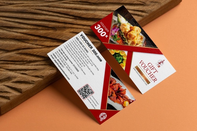 Khám phá các mẫu voucher nhà hàng sang trọng, giúp giữ chân khách hàng