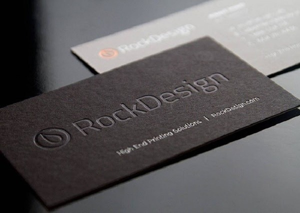 Mẫu in card visit tiếng Anh giấy Kraft màu sắc trầm ấm