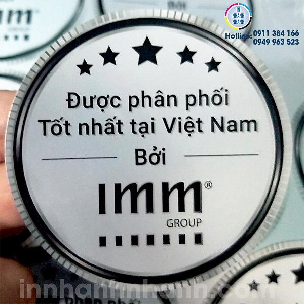 Mẫu decal in bạc