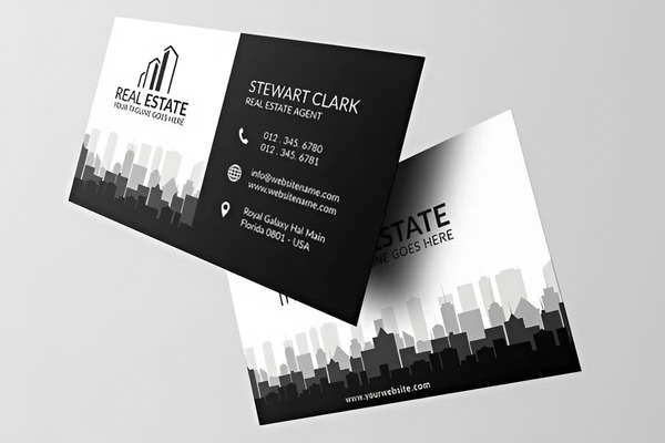 Top 30+ mẫu card visit bất động sản sang trọng, hiện đại