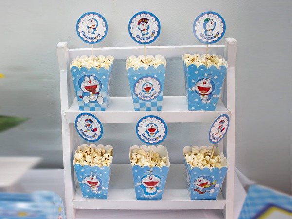 Mẫu túi đựng bắp rang bơ in hoạt hình