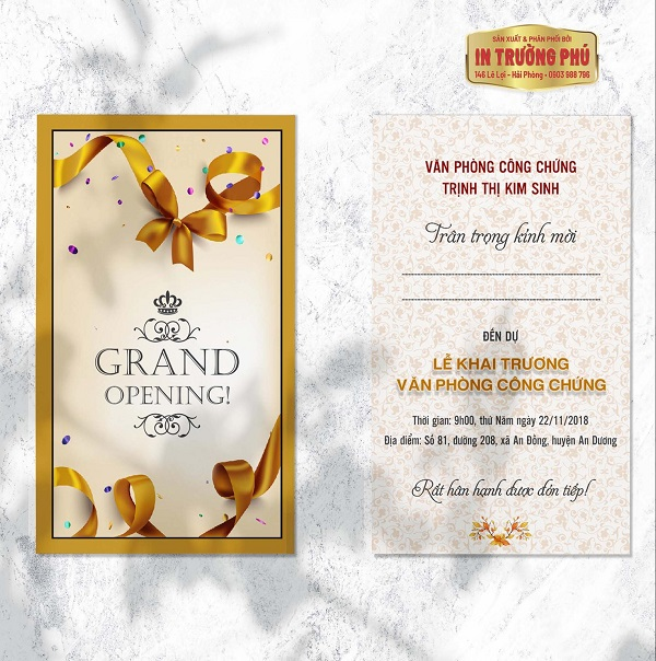 Mẫu thiệp khai trương văn phòng công chứng