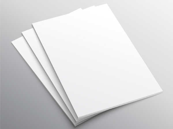 Mặt in có đặc điểm mịn và hơi bột nhẹ 