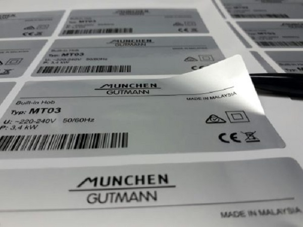 In tem bảo hành decal bạc có giá thành khá cao