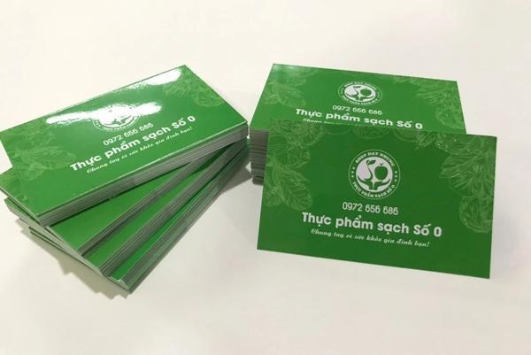 Mẫu card visit bán hàng thực phẩm chuyên nghiệp