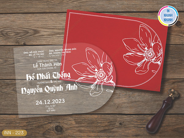 Thiệp cưới handmade vẽ tay, mang đậm dấu ấn cá nhân của từng cặp đôi