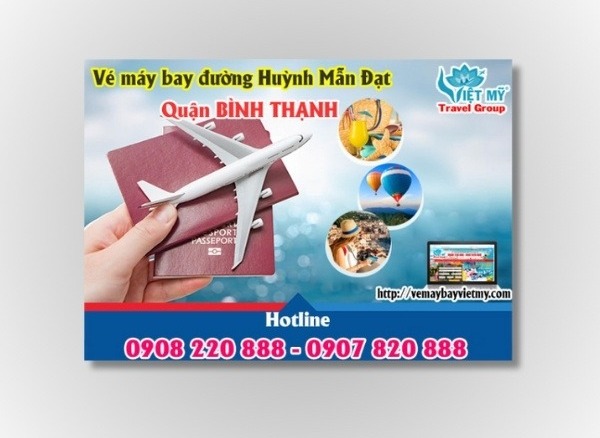 Mẫu card visit đại lý vé máy bay thiết kế hình ảnh ấn tượng, dễ nhận biết
