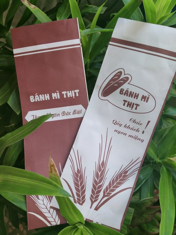 Mẫu túi giấy đựng bánh mì đẹp mắt