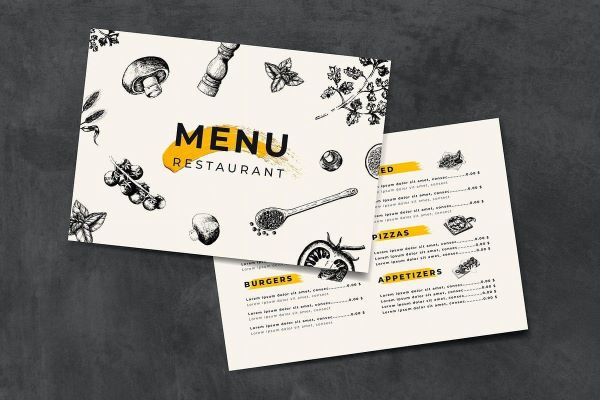 Giấy PP với độ bền cao và màu sắc sống động, là lựa chọn hoàn hảo cho menu sắc nét