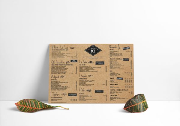 Mẫu menu được yêu thích, để tạo ra sự khác biệt cho quán