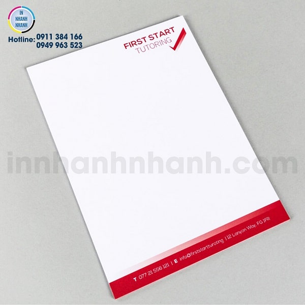 Chọn chất liệu giấy in Letterhead tốt