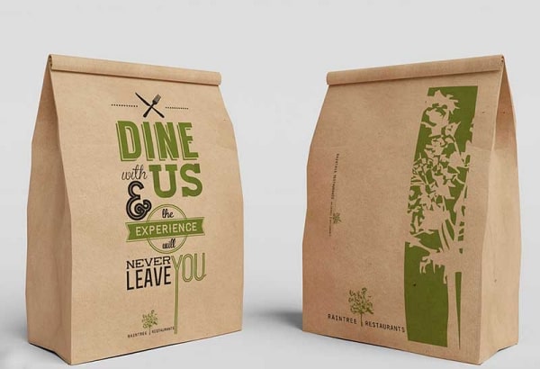 Giấy kraft dùng làm túi đựng thực phẩm