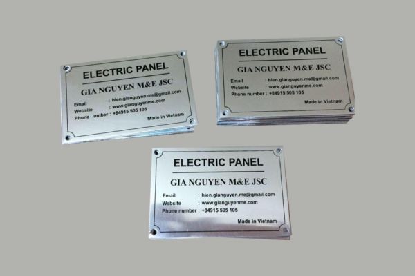 Tem nhãn chất liệu giấy kim loại bạc