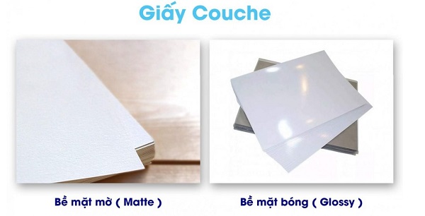 Các loại giấy Couche