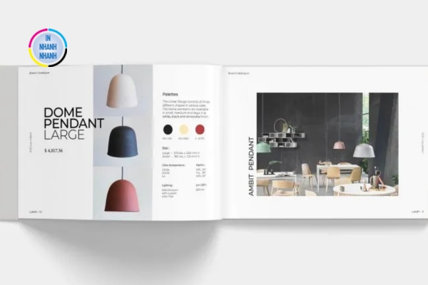 Mẫu catalog giới thiệu sản phẩm trong nhà